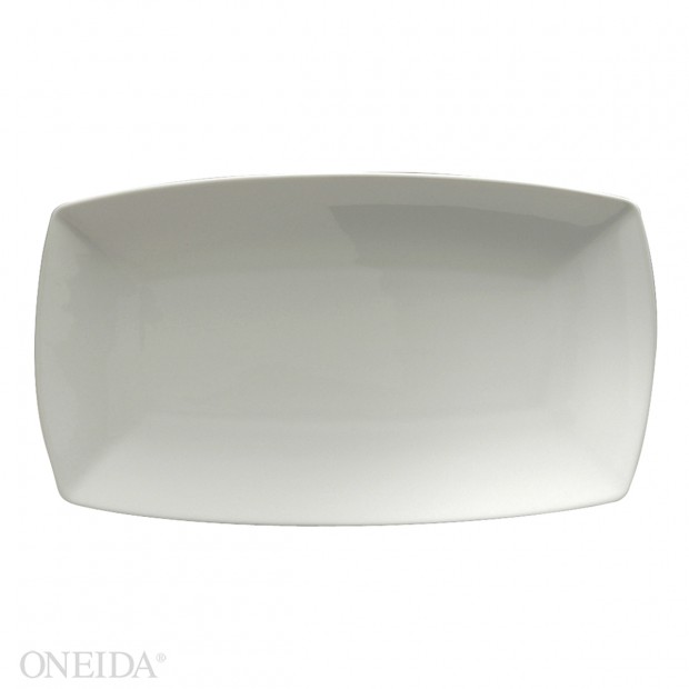 Plato Rectangular de Porcelana Fina, 32.1 cm fusión (Outlet) - Oneida