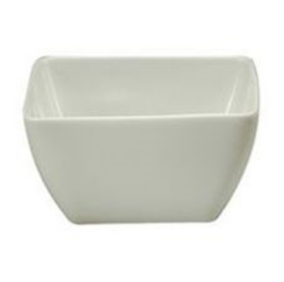 Tazón cuadrado porcelana fina 11.4 cm fusión (Outlet) - Oneida