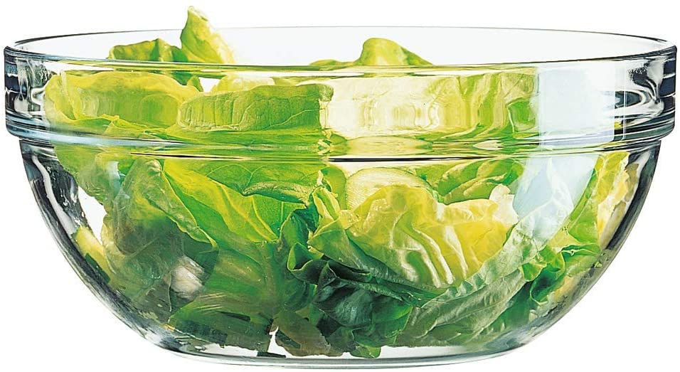 Cuenco apilable transparente templado 4.5 lt - Arcoroc