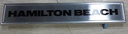 Name plate 941 - Hamilton Beach