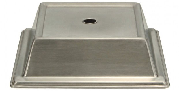 Campana Cuadrada de Acero Inoxidable, 21.6 cm (Outlet) - Oneida