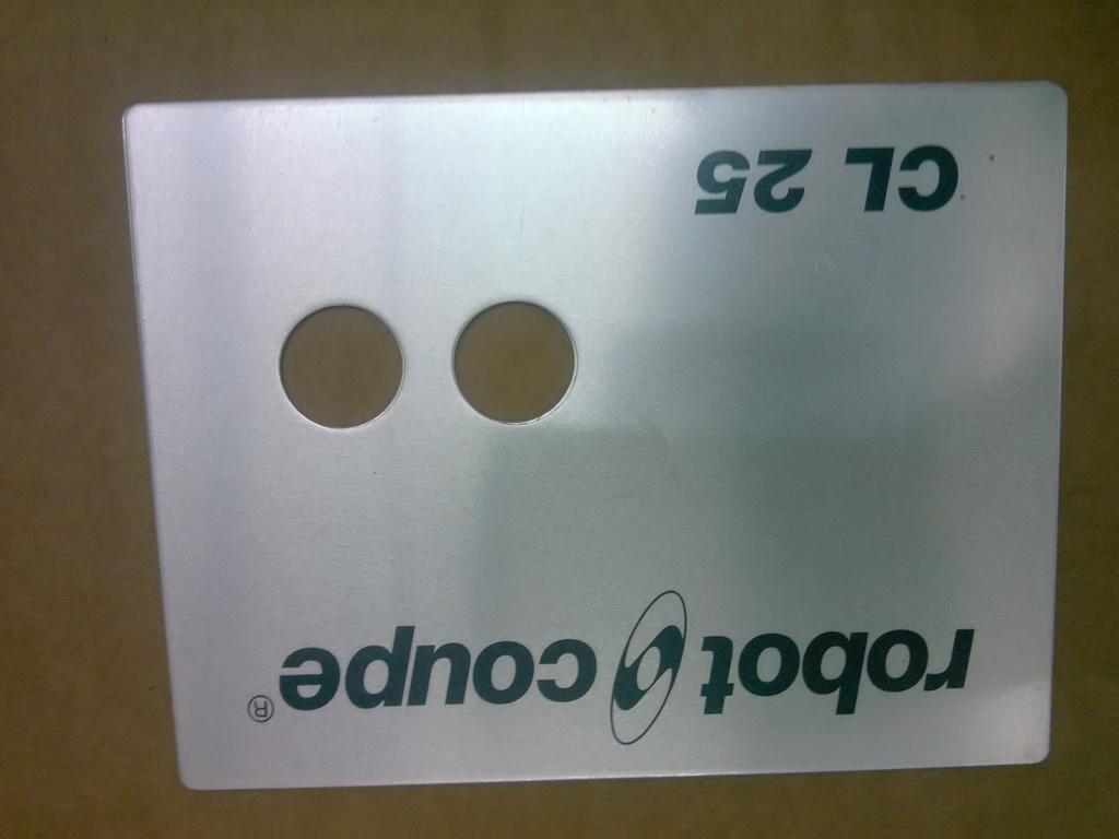 Placa frontal c25b - Robot Coupe