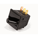 Switch rocker "3 prong" blk - True
