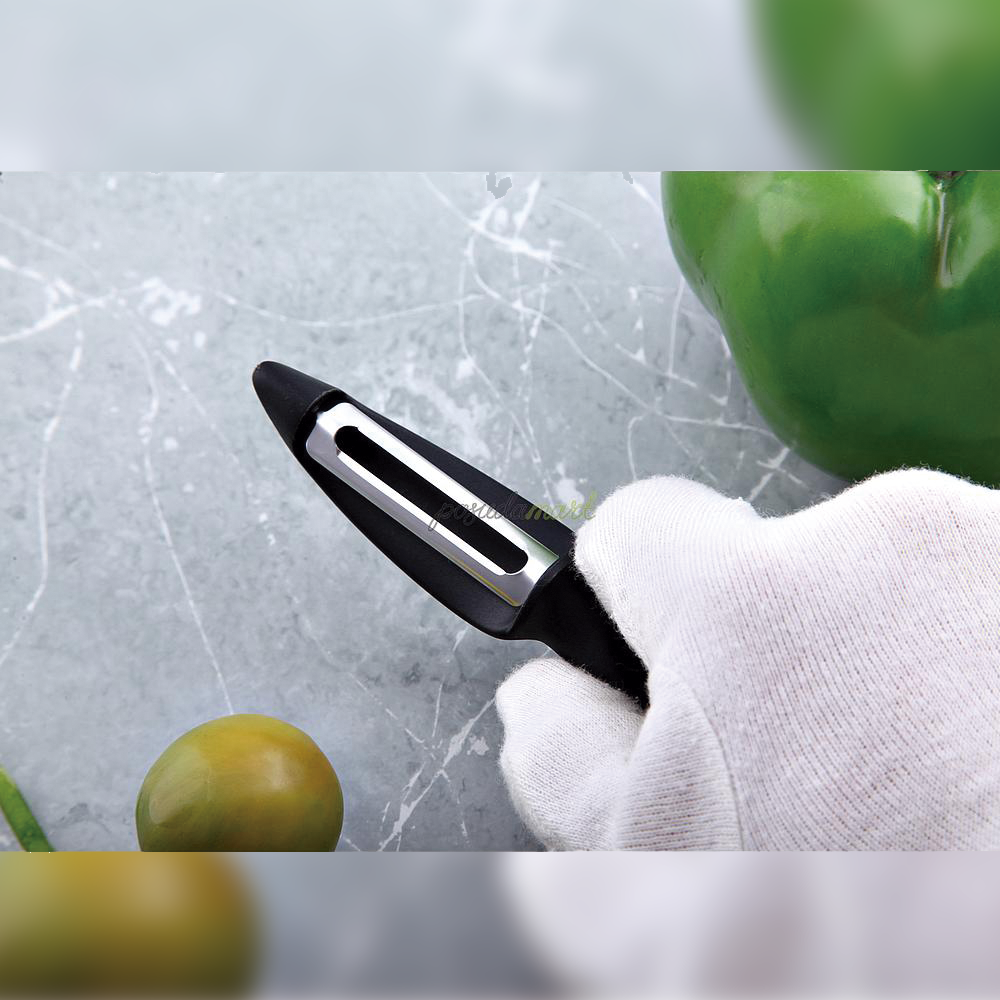 Juego de Cuchillo  y Pelador - Color Negro - Wusthof