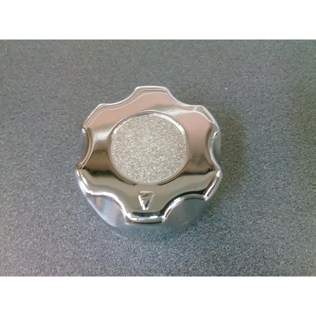 Metal knob 10mm insert chrome coated - Ozti