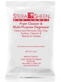 Limpiador y desengrasante para freidoras paquete de 6 oz - Stera Sheen