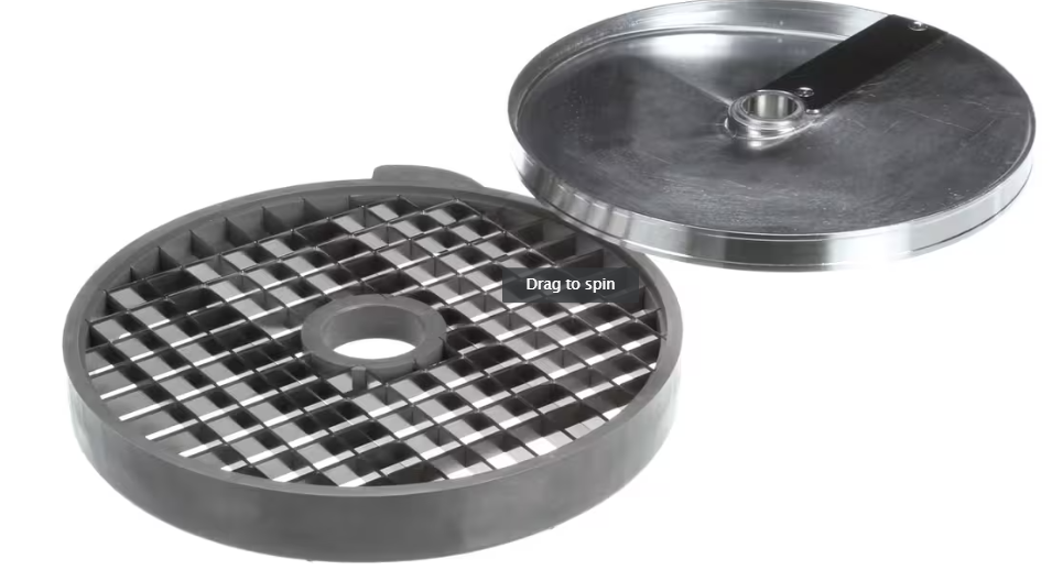 Disco cubos 14 X 14 mm (9/16 ") Incluye: Disco de corte (28131) Y cuadrícula (28120) para CL50/CL50G - Robot Coupe   