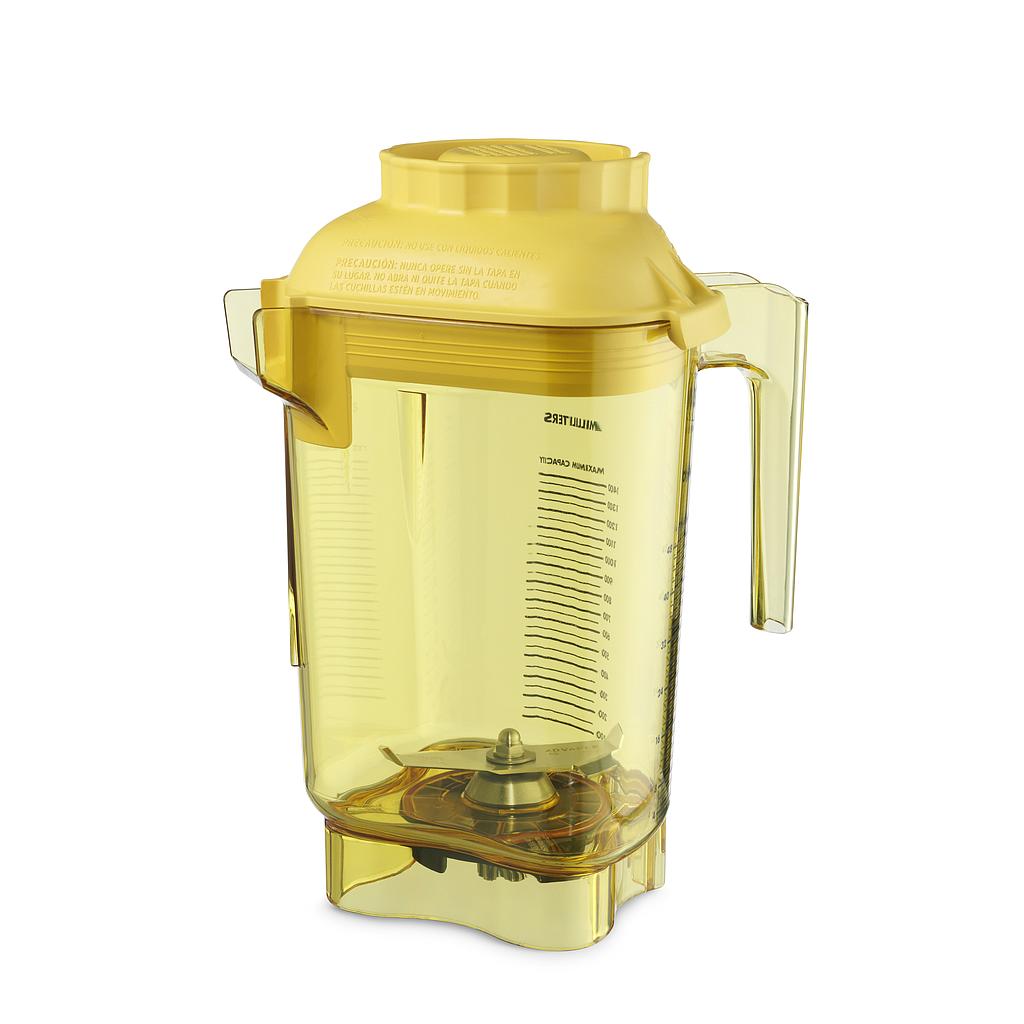 Vaso para licuadora, capacidad 48 oz/1.4 lt incluye cuchilla y tapa, amarillo - Vitamix