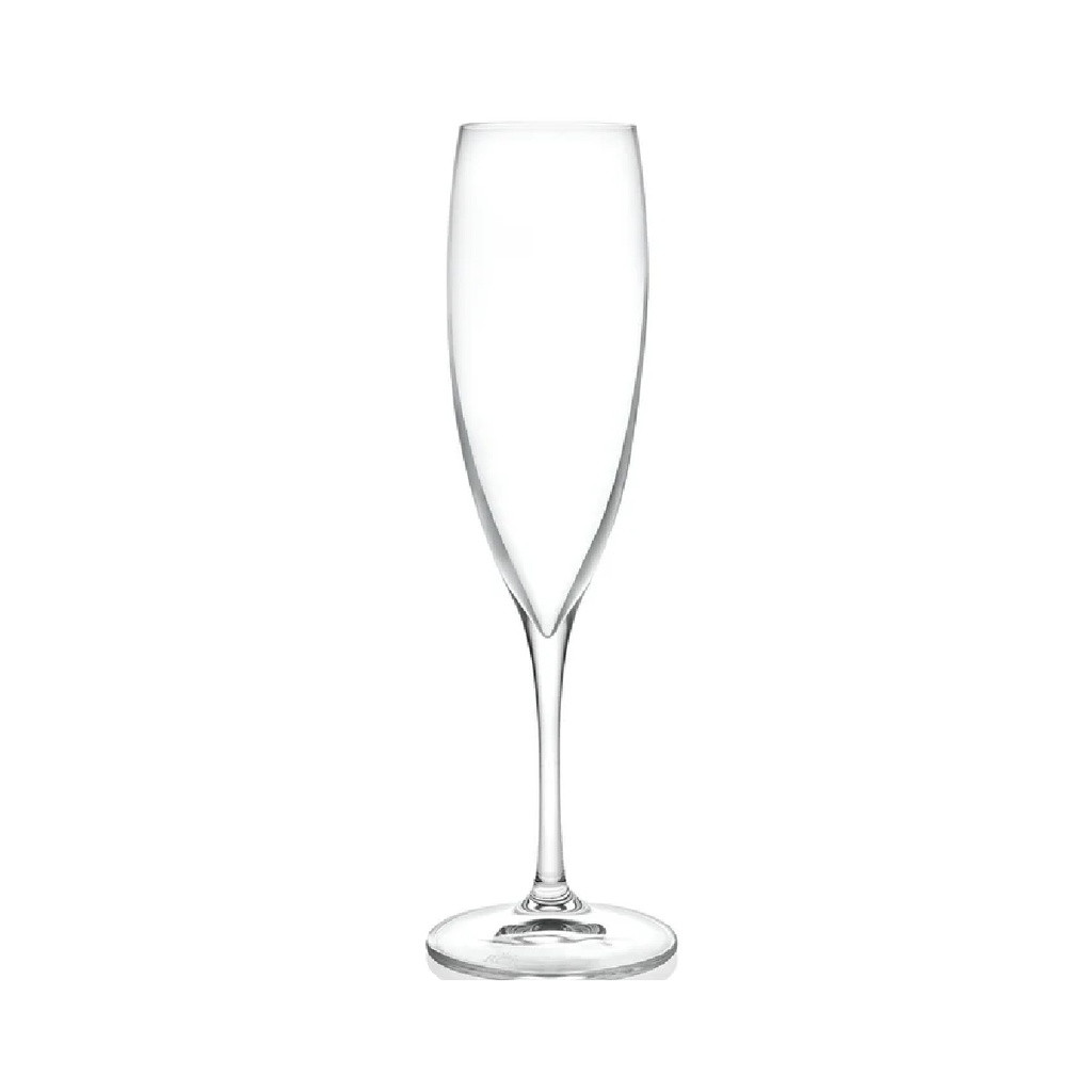 Copa Premium Champagne 8 1/2 oz | 250 ml - Alt 24,5cm Dim 7,8 cm Tipo de Vidrio Star Glass - Bormioli Rocco