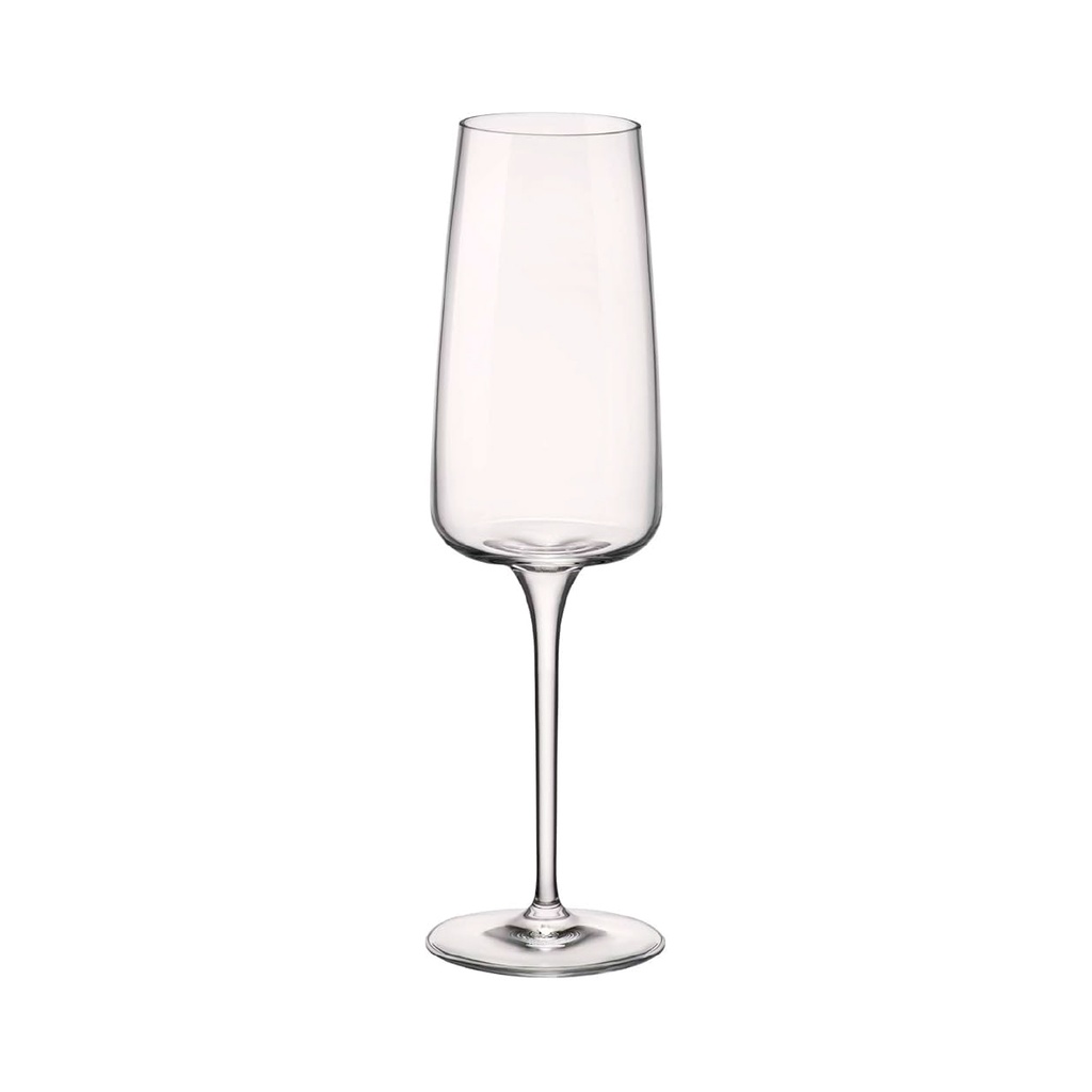 Copa flauta Nexo 8 oz | 240 ml - Alt 22,5cm Dim 6,2 cm Tipo de Vidrio Star Glass - Bormioli Rocco