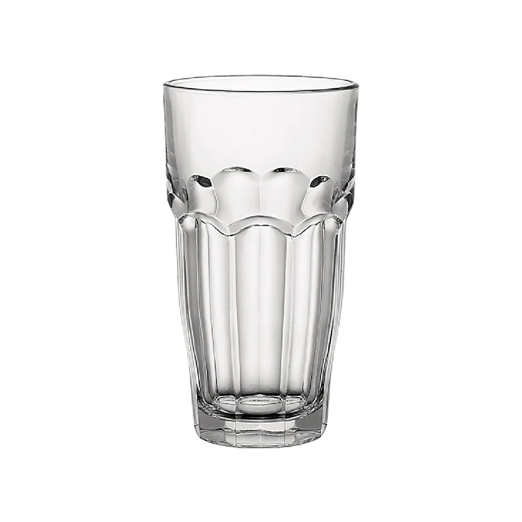 Vaso Rock Bar Slim 12 1/2 oz | 369 ml - Alt 14,4cm Dim 7,7 cm Tipo de Vidrio Vidrio Templado - Bormioli Rocco