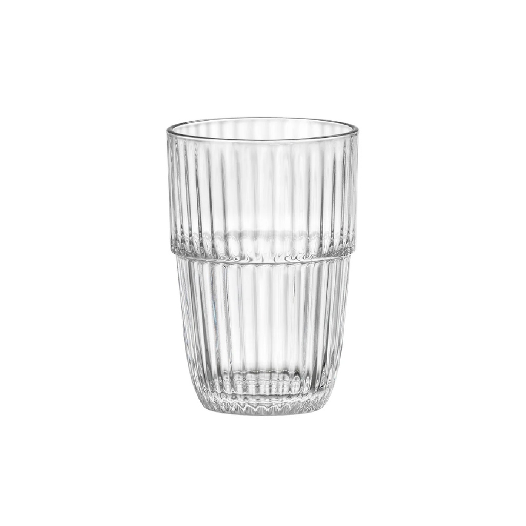 Vaso largo Barshine 12 3/4 oz | 380 ml - Alt 12cm Dim 8,3 cm Tipo de Vidrio Vidrio Templado - Bormioli Rocco