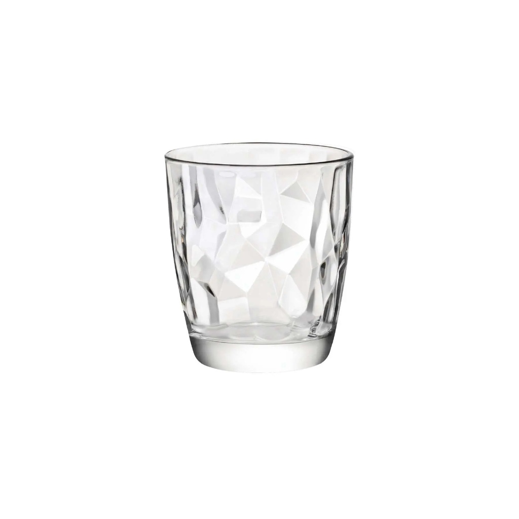 Vaso de agua Diamond 10 1/4 oz | 300 ml - Alt 9,3cm Dim 8,4 cm Tipo de Vidrio Vidrio convencional - Bormioli Rocco