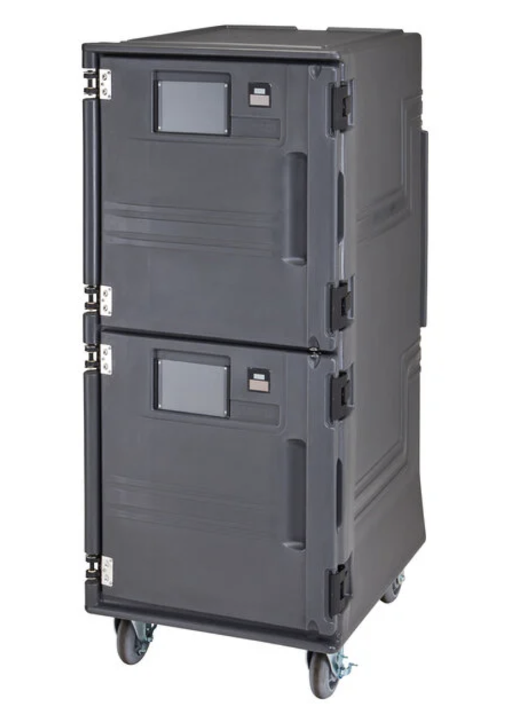 Carro mantenedor eléctrico doble caliente Pro Cart Ultra color gris - Cambro USA