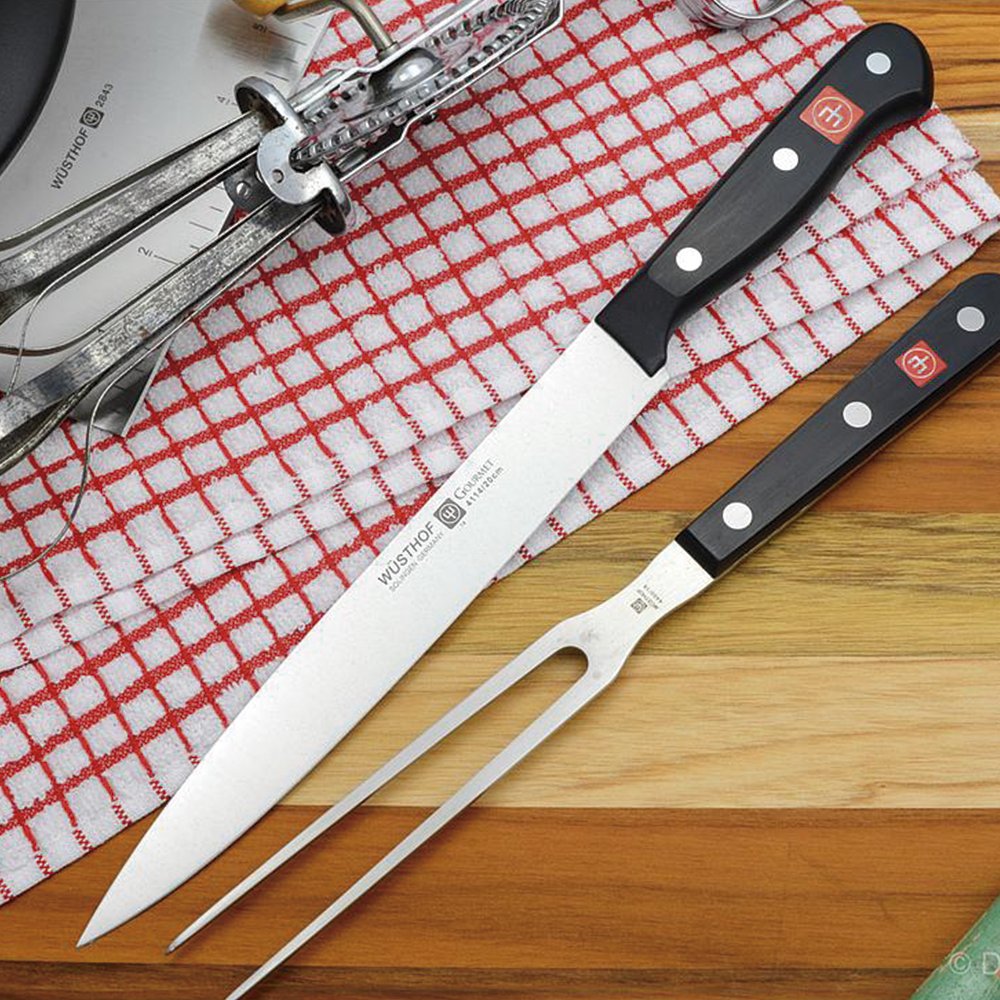 Set de 2 piezas para Trinchar - Cuchillo para Carne 20 cm & Tenedor 16 cm - Gourmet (Outlet) - Wusthof