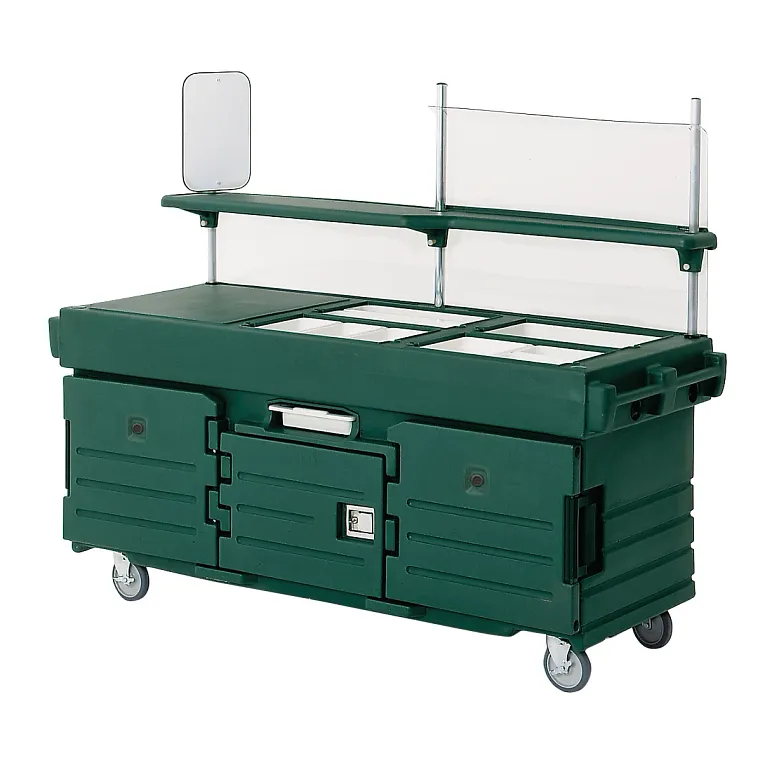 Carro Camkiosk color verde - Cambro USA