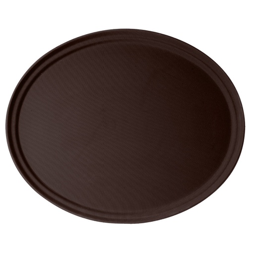 [2700CT138] Bandeja antideslizante ovalada fibra de vidrio 56 x 68.5 cm bronceado - Cambro China