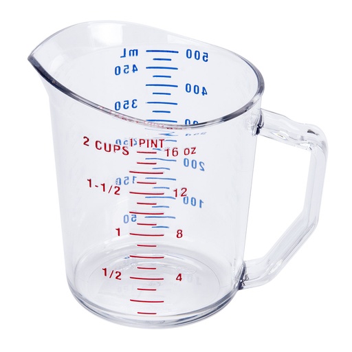[50MCCW135] Jarra medidora 16oz policarbonat transparente - Cambro China