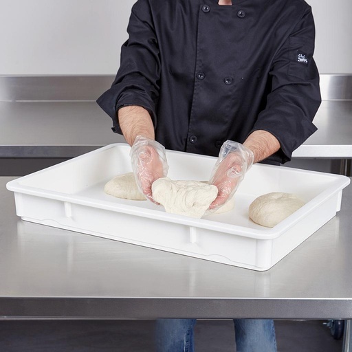 [DB18263P148] Caja para masa pizza de 46 x 66 x 7.3 cm en Polipropileno - Cambro China