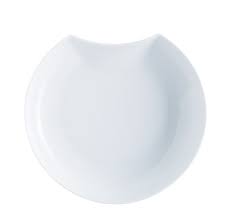 [R0508-O] Plato Calotte de Porcelana Fina, 21x18.5 cm (Outlet) - Arcoroc