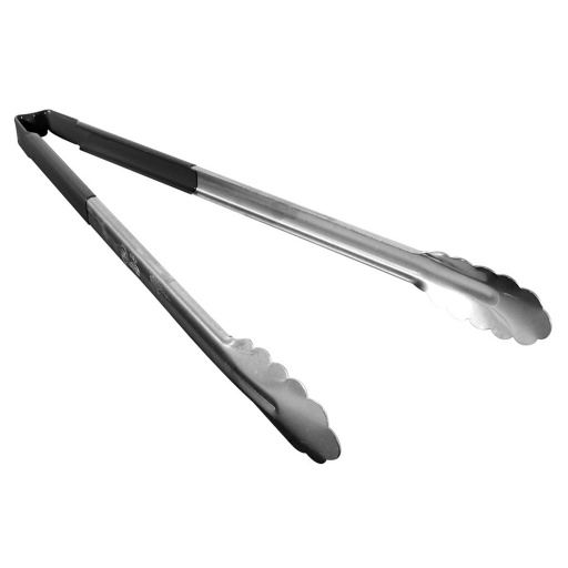 [4781620] Pinza utilitaria mango negro antimicrobial 40.6 cm inox - Vollrath
