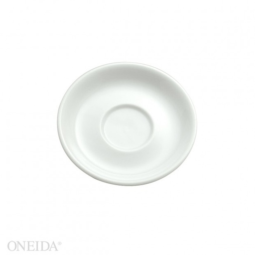 [F8010000505-O] Plato taza espresso porcelana 10.8 cm blanco brillante (Outlet) - Oneida