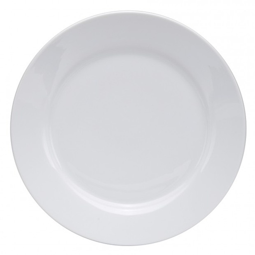 [F8010000156-O] Plato llano redondo porcelana 27 cm blanco brillante (Outlet) - Oneida