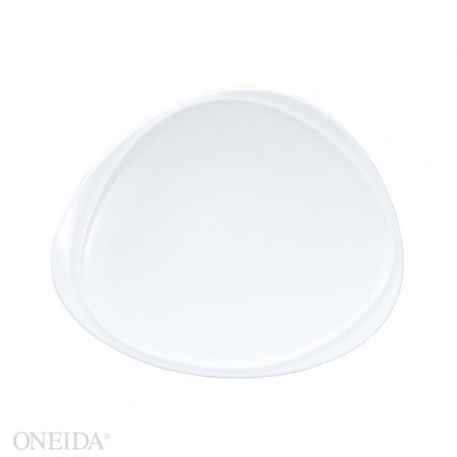 [R4700000141-O] Plato triangular porcelana fina 23.4 cm mood (Outlet) - Oneida