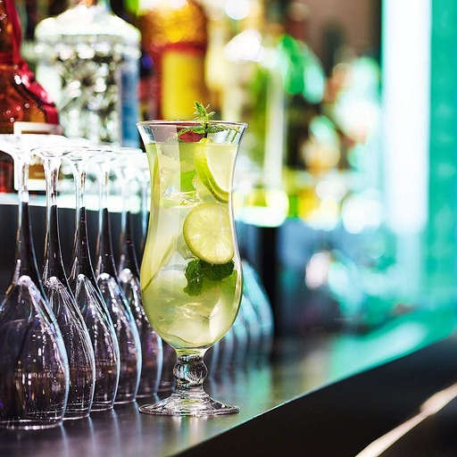 [X1396] Copa Hurricane de Vidrio Templado, 14 3/4 oz - 20.8 x 7.9 cm - Arcoroc