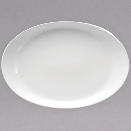 [R4570000387-O] Plato ovalado fine porcelain - Botticelli 38 cm (Outlet) - Oneida