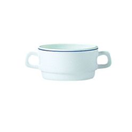 [28917] Taza consomé 303 ml filet delft templado - Arcoroc