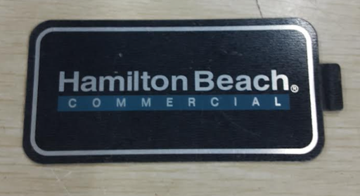 [230048200] NAMEPLATE - 950 MIXER - Hamilton Beach