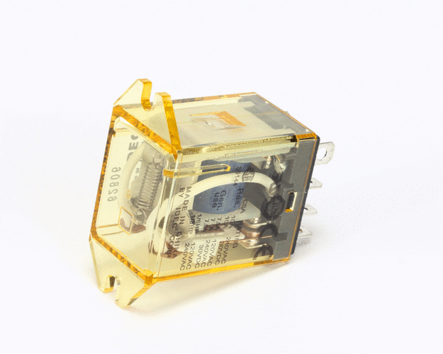 [105966] Relay dpdt-w/mtg tabs 120v 50/60hz ac - Cleveland