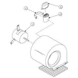 [X53725-27] Blower motor - Taylor Freezer