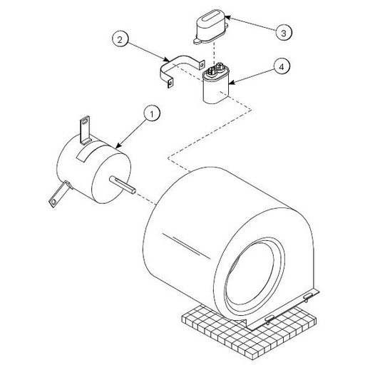 [X53725-27] Blower motor - Taylor Freezer