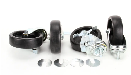 [830282] Castor 5" w/ 1/2" stem set/4 - True