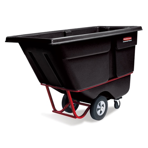 [FG130500BLA-O] Contenedor volcador 850 lb negro trabajo pesado (Outlet) - Rubbermaid Importados