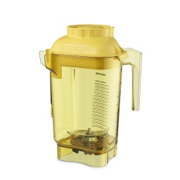 [58989] Vaso para licuadora, capacidad 48 oz/1.4 lt incluye cuchilla y tapa, amarillo - Vitamix
