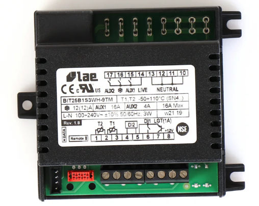[222591] Control de temperatura, LAE BIT25B1S3WH-9TM, proporcione M# y S# para la programación - True
