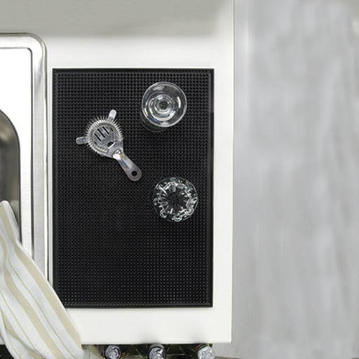 [BLACKBM1218] Tapete de servicio de 12" x 18" Color negro - American Metalcraft