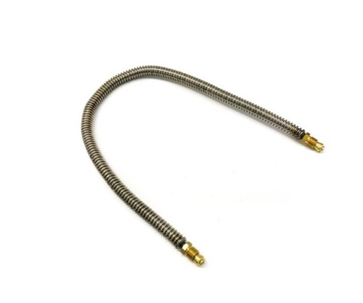 [9099.14300.AB] Tube ondule 1/4"x 300mm L - Ozti