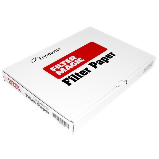 [8030003] Filtro de papel 12-1/2" x 17-3/4", compatibles con unidades Filter Magic estándar fabricadas antes de mayo de 1990, caja de 100 - Frymaster