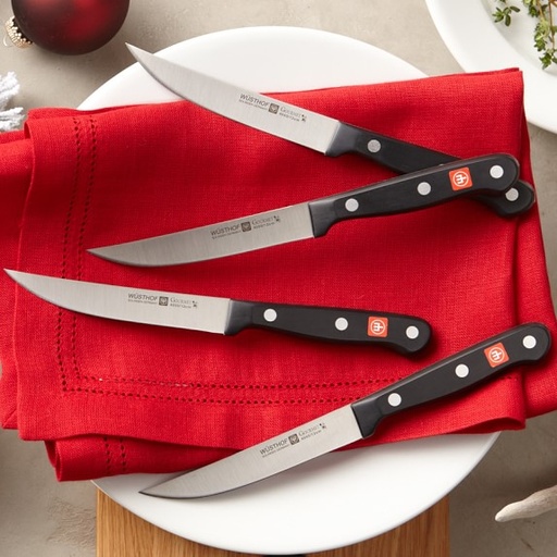 [1125060403-O] Set de 4 Cuchillos para Carne 12 cm - Gourmet (Outlet) - Wusthof