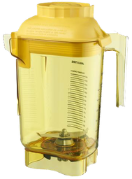 [58985] Vaso para licuadora, capacidad 32 oz/0.9 lt, incluye cuchilla y tapa, color amarillo - Vitamix